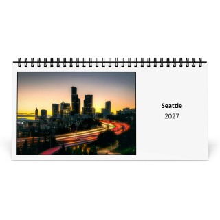 Seattle 2027 Desk Calendar