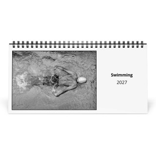 Swimming 2027 Desk Calendar