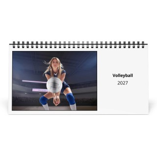 Volleyball 2027 Desk Calendar