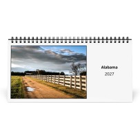 Alabama 2027 Calendario da Tavolo