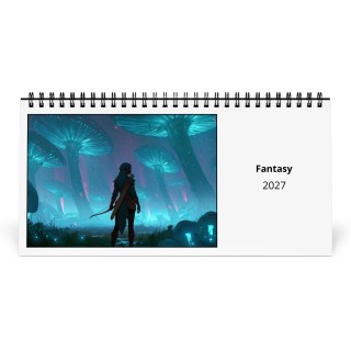 Fantasy 2027 Desk Calendar