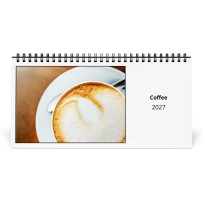 Café 2027 Calendrier de Bureau