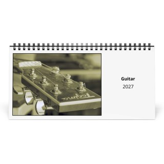 Guitar 2027 Desk Calendar