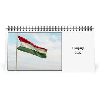Hungary 2027 Desk Calendar