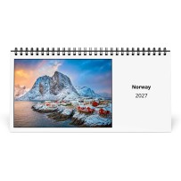 Noruega 2027 Calendario de Escritorio