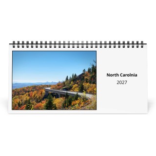 North Carolnia 2027 Desk Calendar