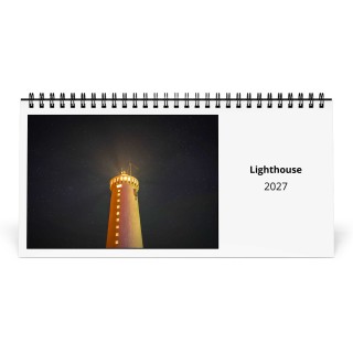 Lighthouse 2027 Desk Calendar