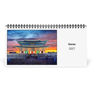 Korea 2027 Desk Calendar