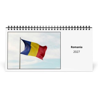 Romania 2027 Desk Calendar