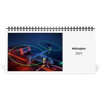 Hubschrauber 2027 Tischkalender