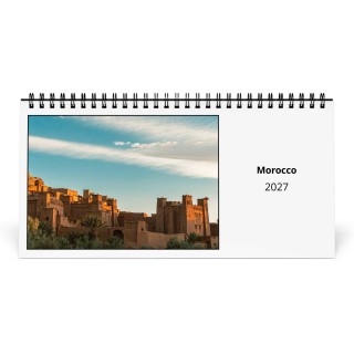 Morocco 2027 Desk Calendar
