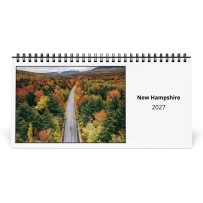 New Hampshire 2027 Pöytäkalenteri