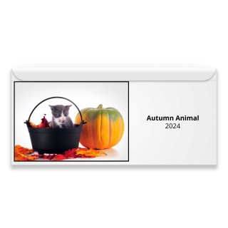 Autumn Animal 2024 Magnetic Calendar