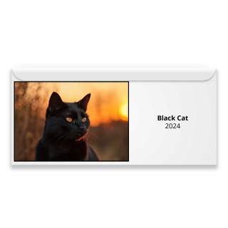 Black Cat 2024 Magnetic Calendar