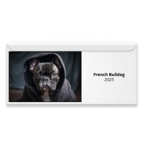 Franse Bulldog 2024 Magnetische Kalender