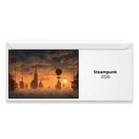 Steampunk 2026 Magnetisk Kalender
