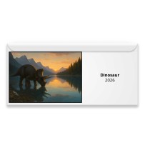 Dinosaur 2026 Magnetic Calendar