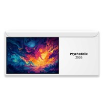 Psychedelic 2026 Magnetic Calendar