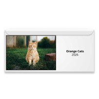 Orange Cats 2026 Magnetic Calendar