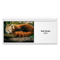 Rød Panda 2026 Magnetisk Kalender