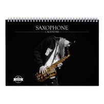 Saxophone 2024 Wall Calendar