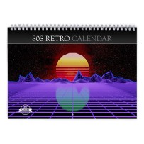 80s Retro 2024 Wall Calendar