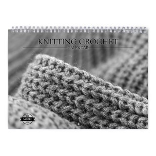 Knitting Crochet 2024 Wall Calendar