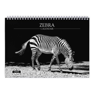 Zebra 2024 Wall Calendar