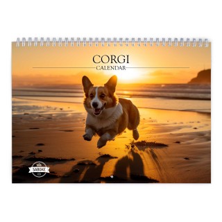 Corgi 2024 Wall Calendar