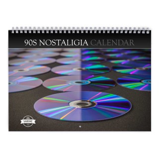 90s Nostalgia 2024 Wall Calendar