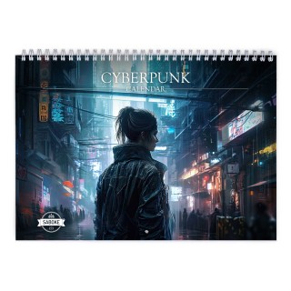 Cyberpunk 2024 Wall Calendar