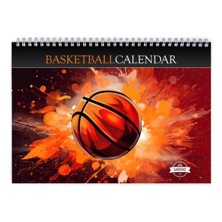 Basketball 2024 Wall Calendar