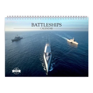 Battleships 2024 Wall Calendar
