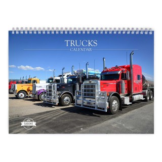 Trucks 2024 Wall Calendar