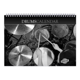 Drums 2026 Wall Calendar