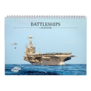 Battleships 2026 Wall Calendar