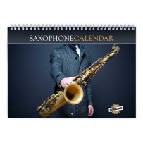 Saxophone 2026 Wall Calendar