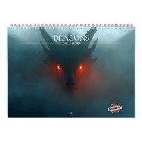 Dragons 2026 Wall Calendar