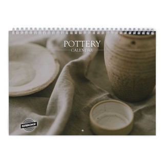 Pottery 2026 Wall Calendar