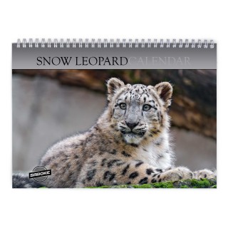 Snow Leopard 2026 Wall Calendar