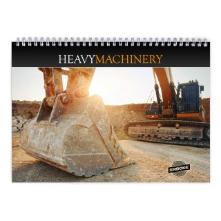 Heavy Machinery 2027 Wall Calendar
