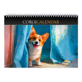 Corgi 2027 Wall Calendar