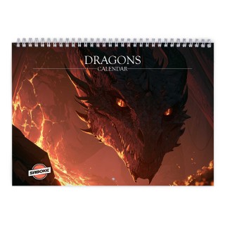 Dragons 2027 Wall Calendar