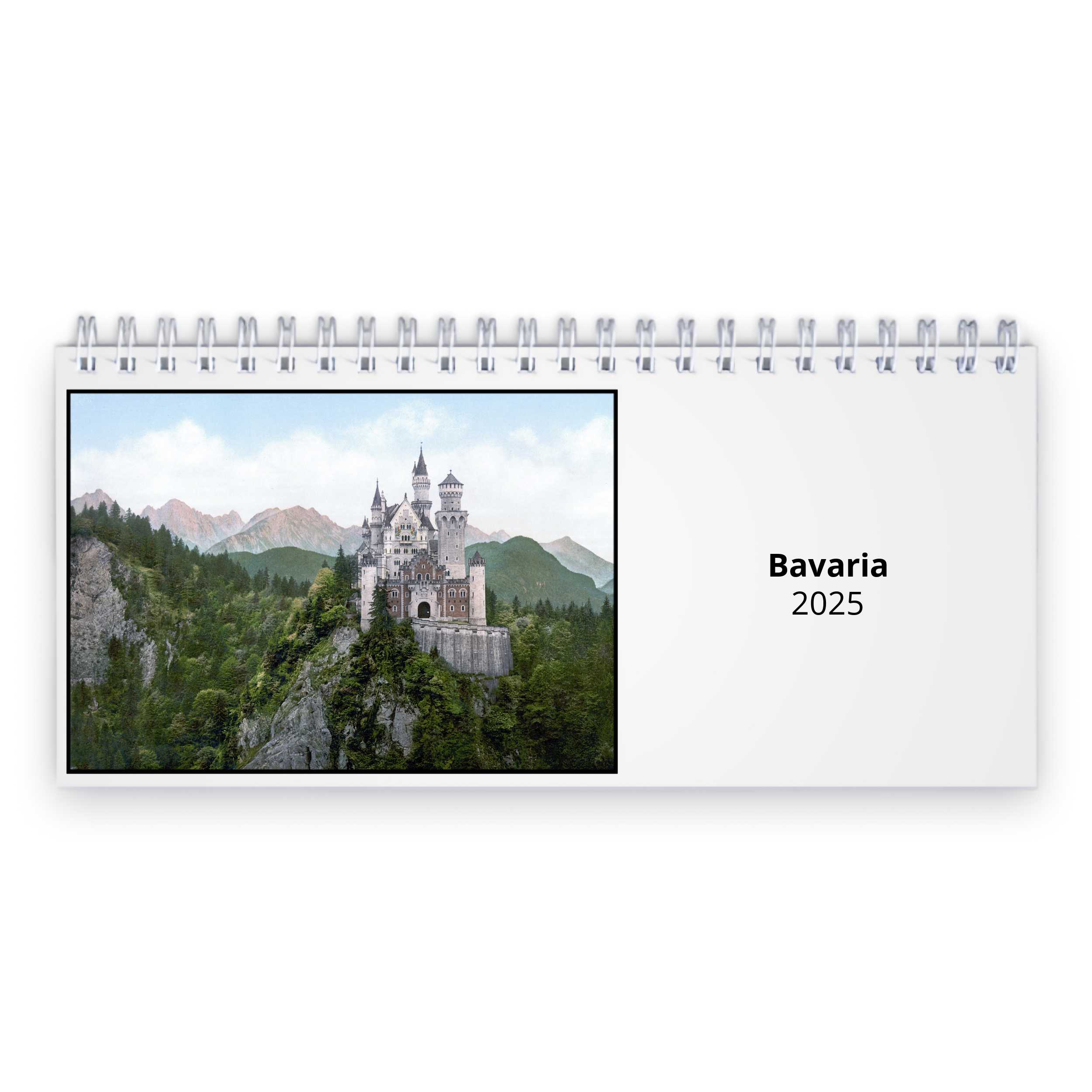 Bavaria 2025 Desk Calendar