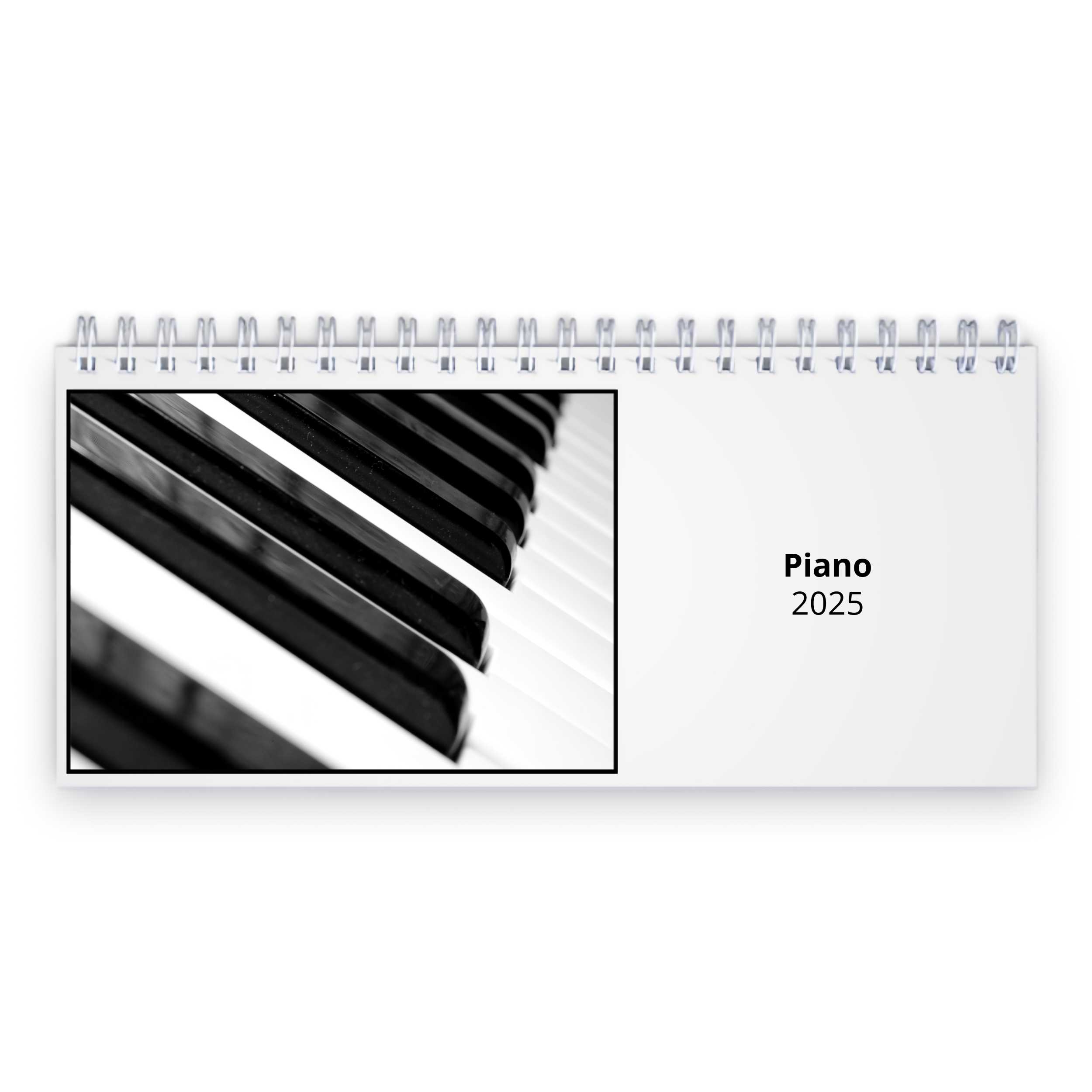 Piano 2025 Desk Calendar