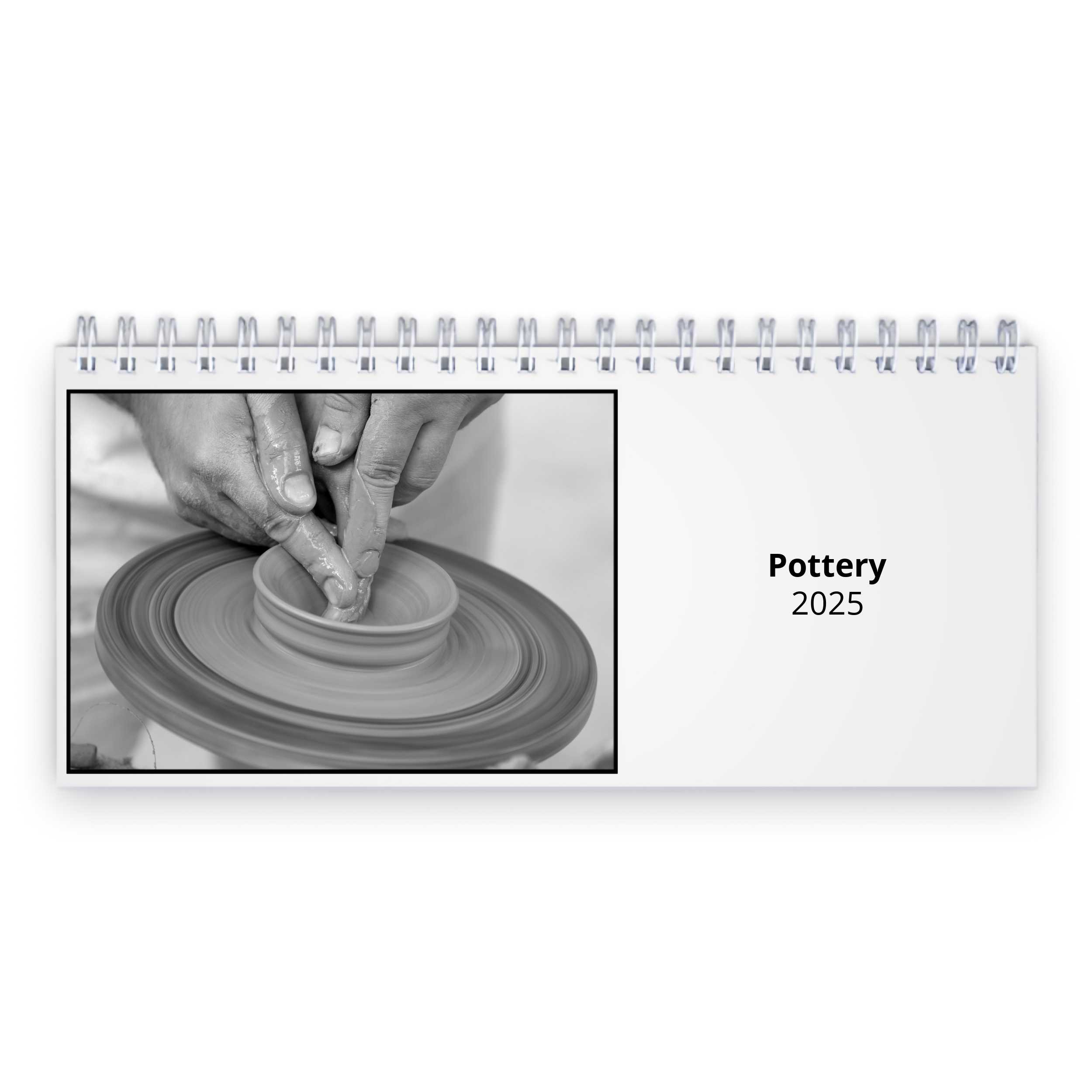 Pottery 2025 Desk Calendar