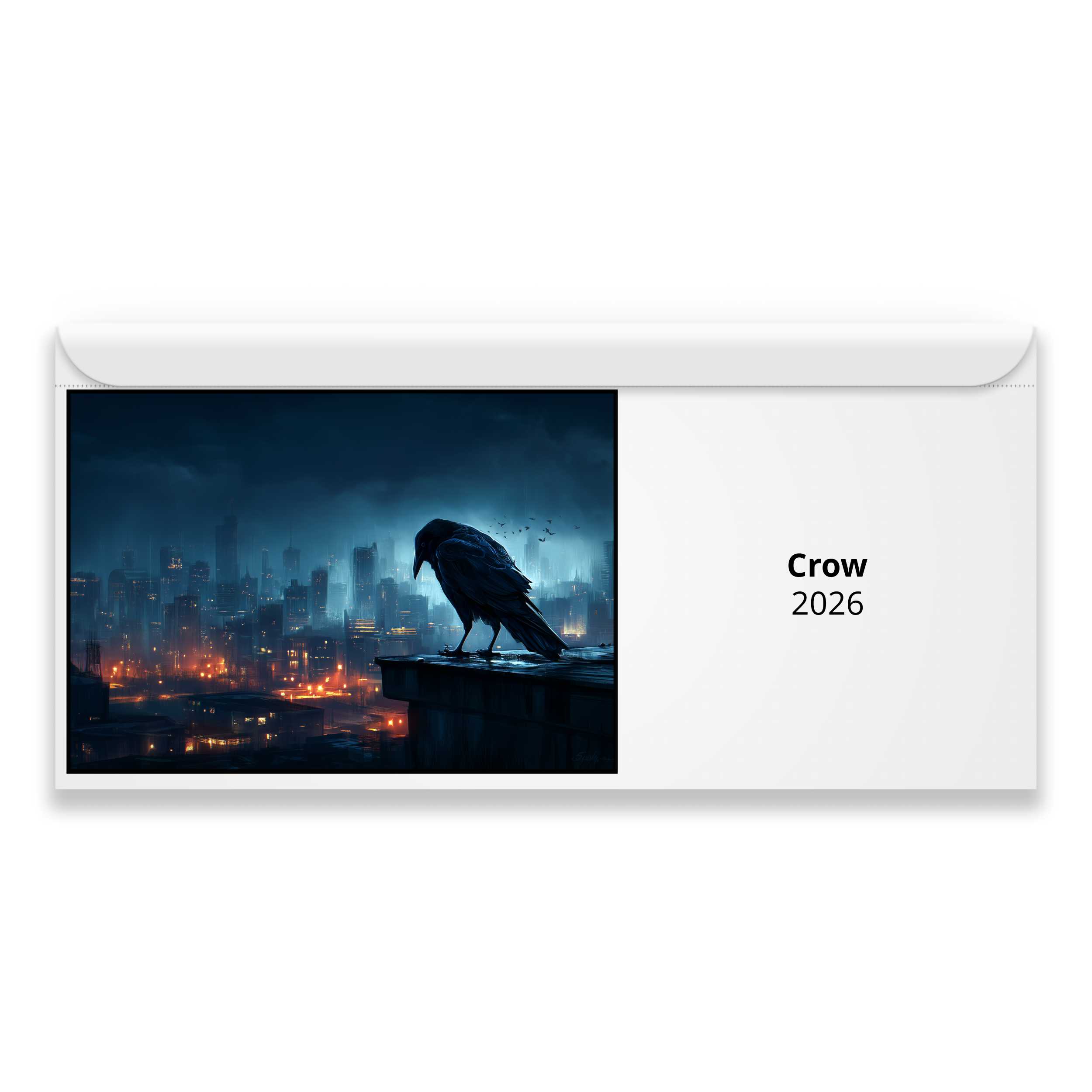 Crow 2026 Magnetic Calendar M26076 Cover 