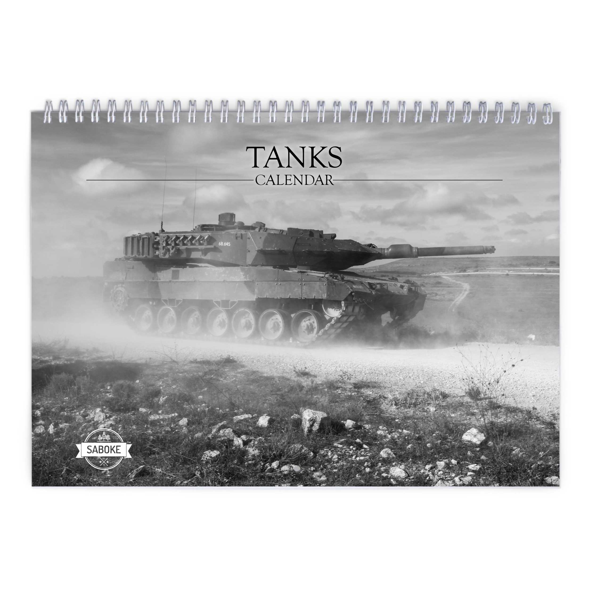 Tanks 2025 Wall Calendar