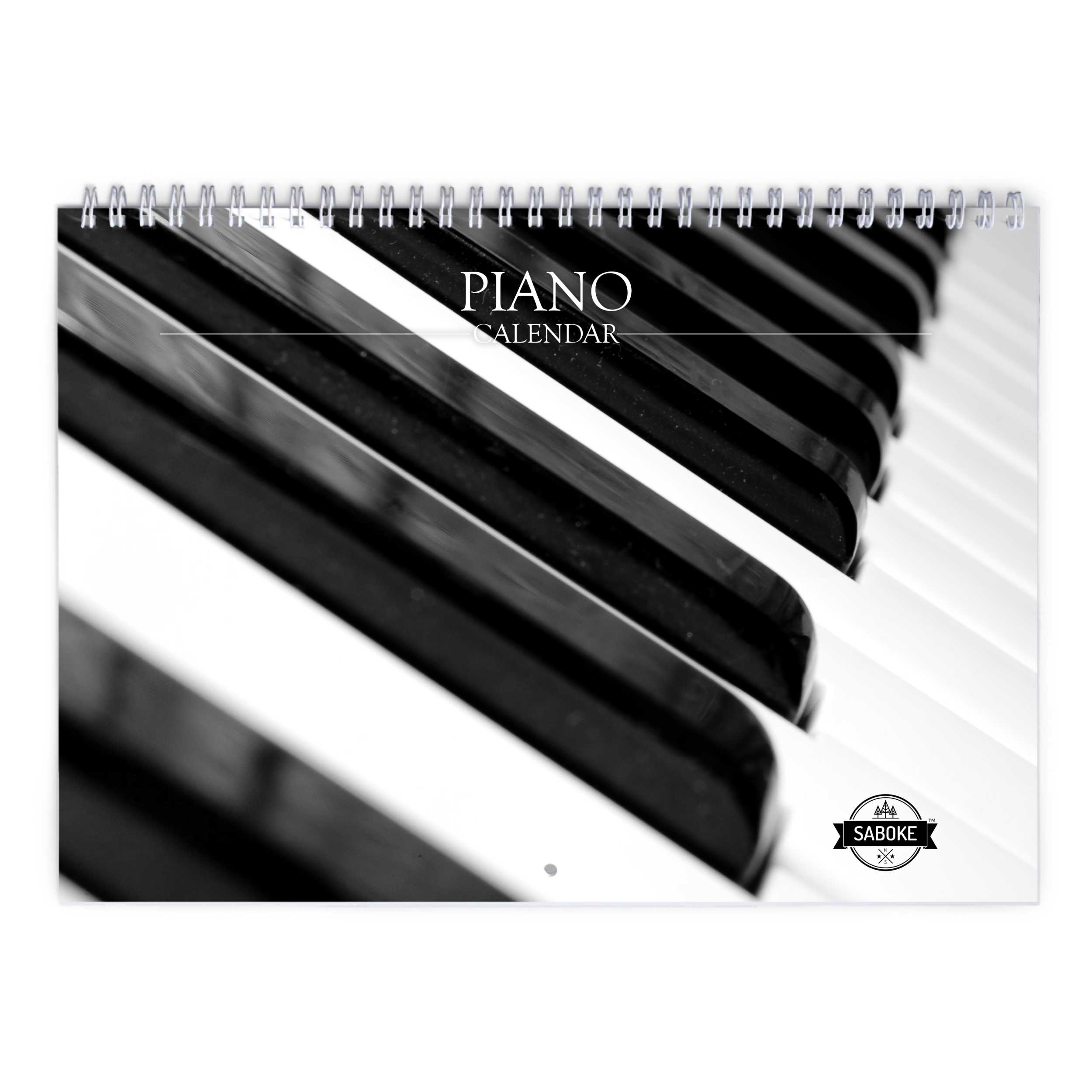 Piano Wall Calendar 2024, Great Gift Idea for Piano Lovers 