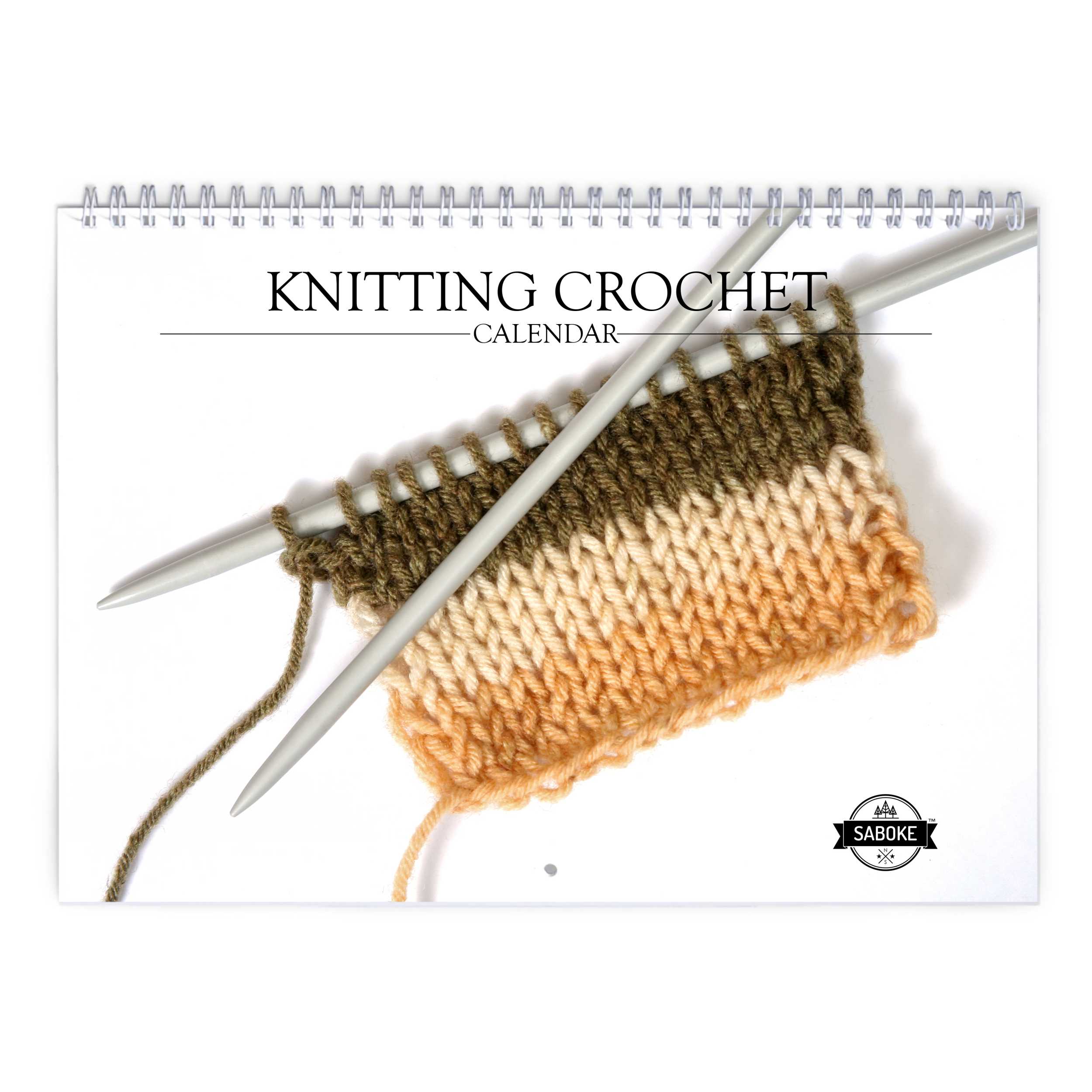 Knitting crochet 2026 Wall Calendar